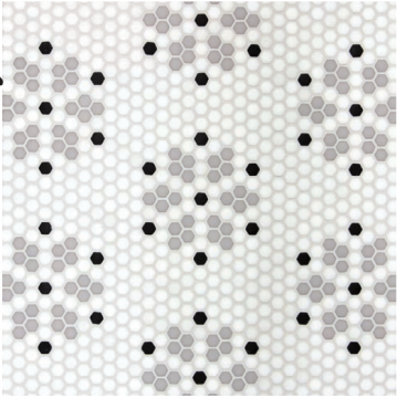 Geometro Classic Bayeux, Recycled Glass Tile